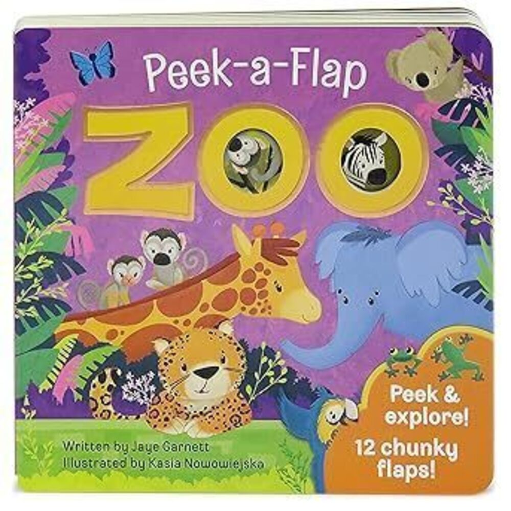 Zoo: Peek-A-Flap Board Book